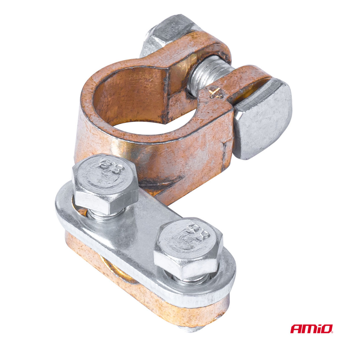 Aku klemm POSITIIVNE, messingist, 600 A, AMIO-01660