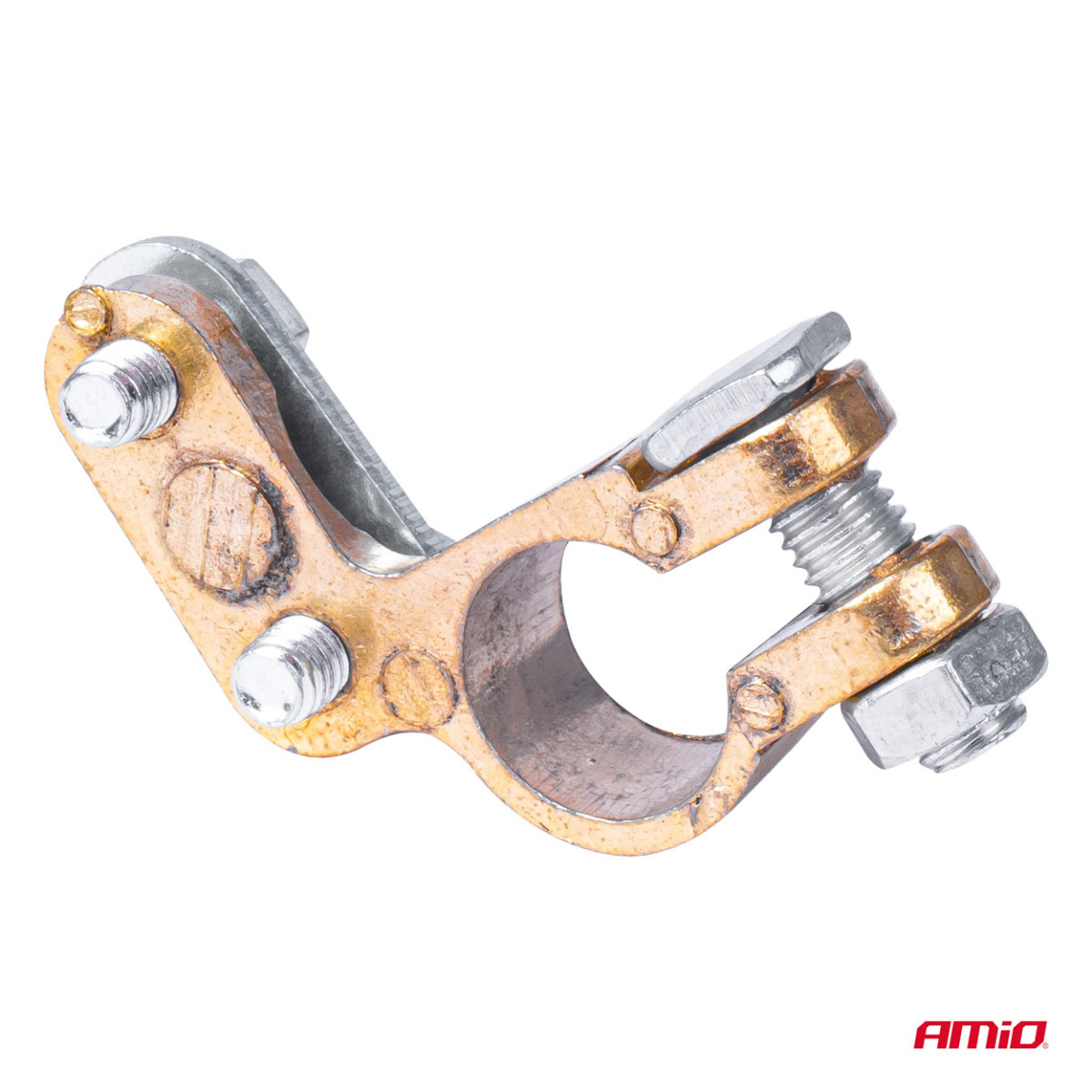 Aku klemm POSITIIVNE, messingist, 600 A, AMIO-01660