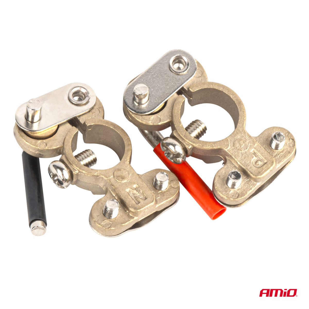 Aku klemmid 600 A, vask, 2 tk. AMIO-03846