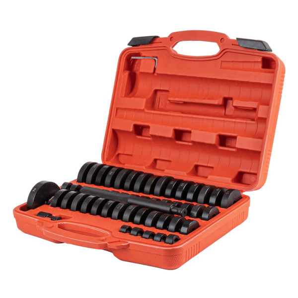 Pukside, laagrite ja tihendite paigaldus- ja eemaldustööriistade komplekt, 52 osa. AMIO-04771