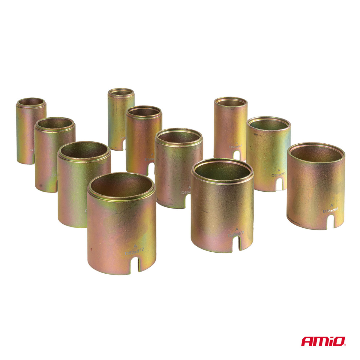 Hülsi sisestamise ja eemaldamise tööriistade komplekt, 26 osa. AMIO-04772