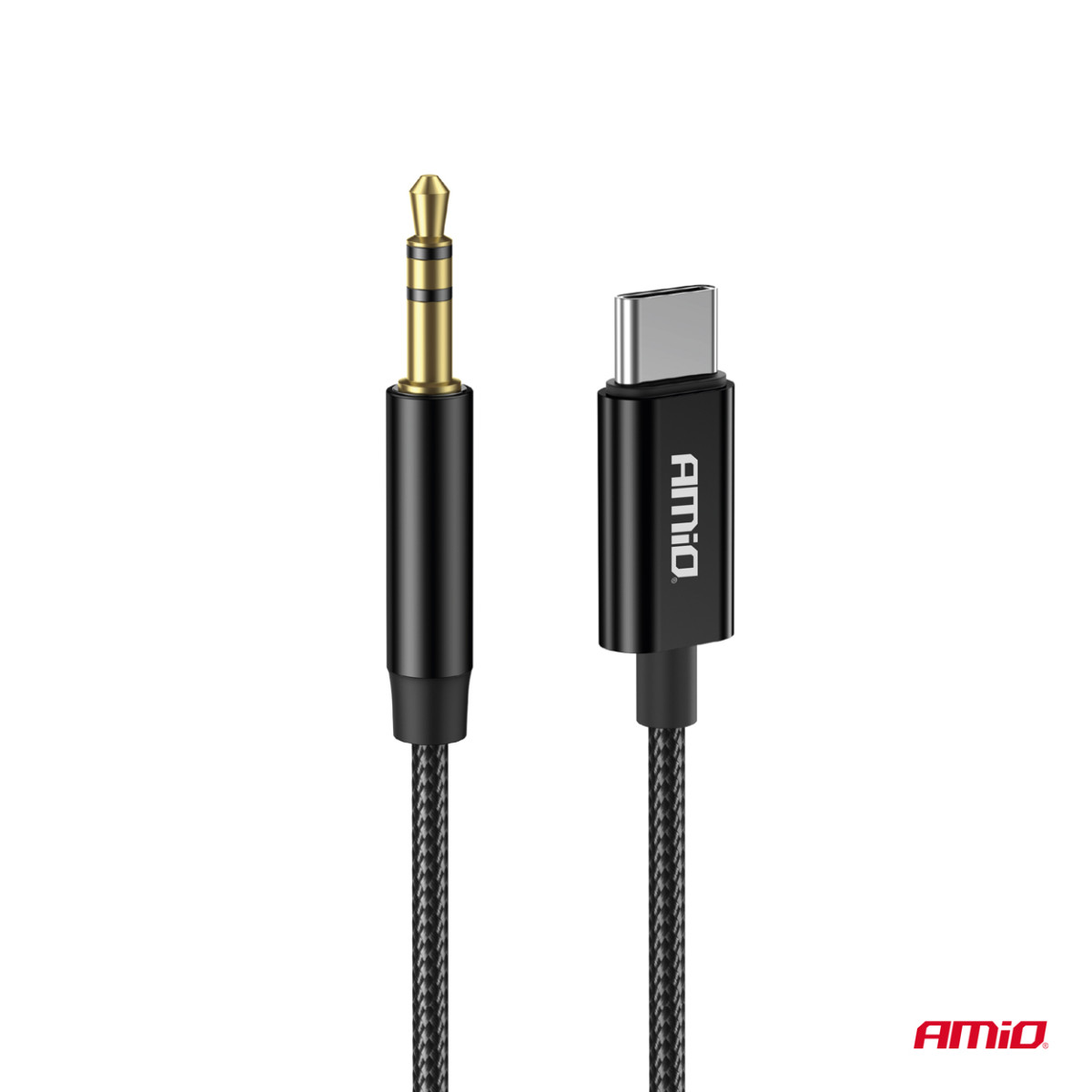 USB-C - 3,5 mm minipesa AUX-kaabel 1 m AMIO-04294