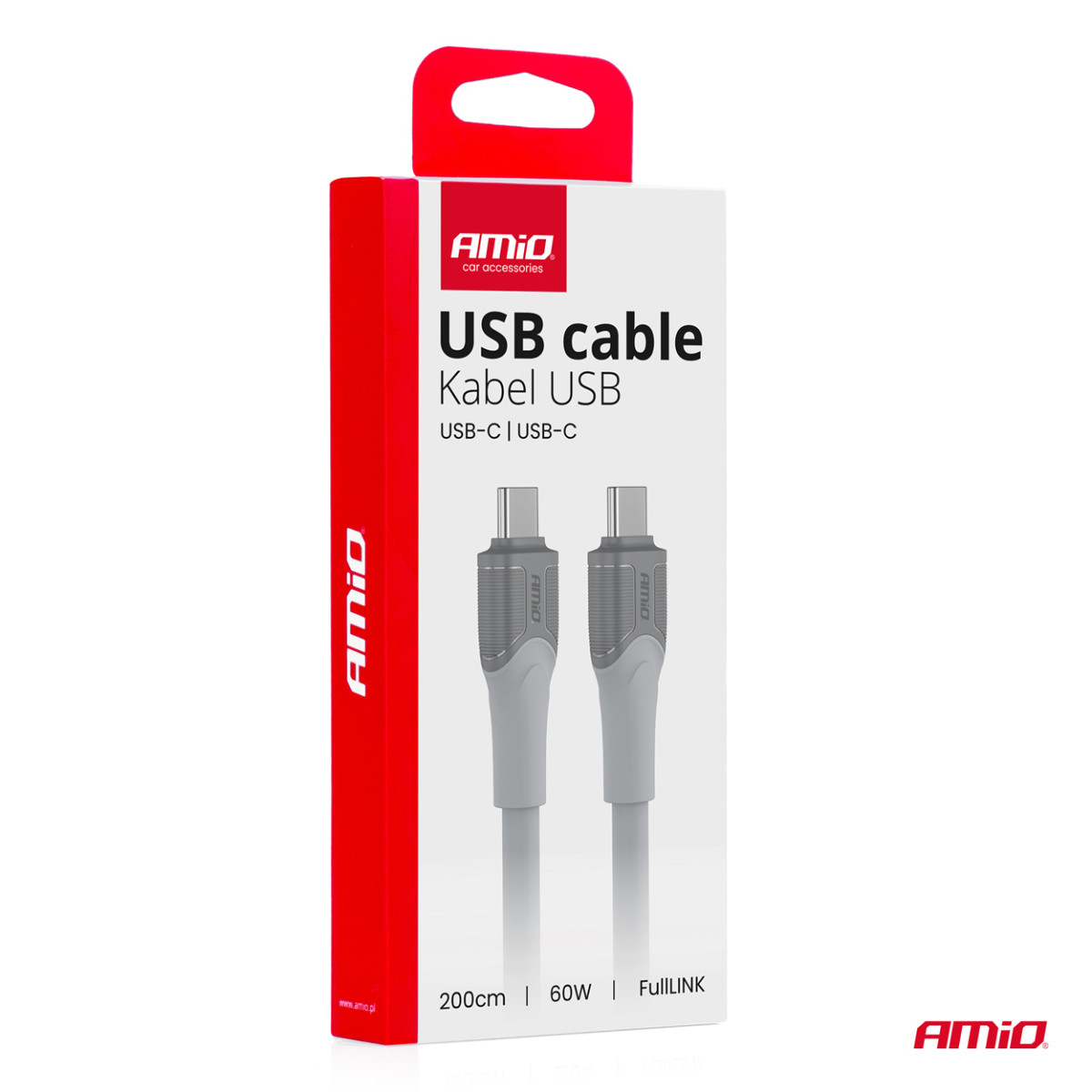USB-C - USB-C kaabel 2 m 60W FullLINK X111 AMIO-04292