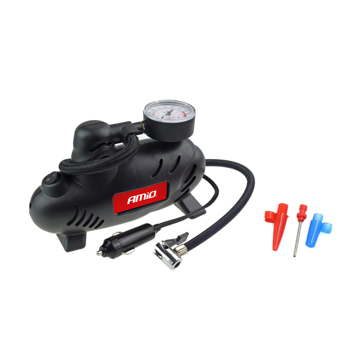 Auto õhukompressor LED-valgustusega 12V ACOMP-07 AMIO-02181