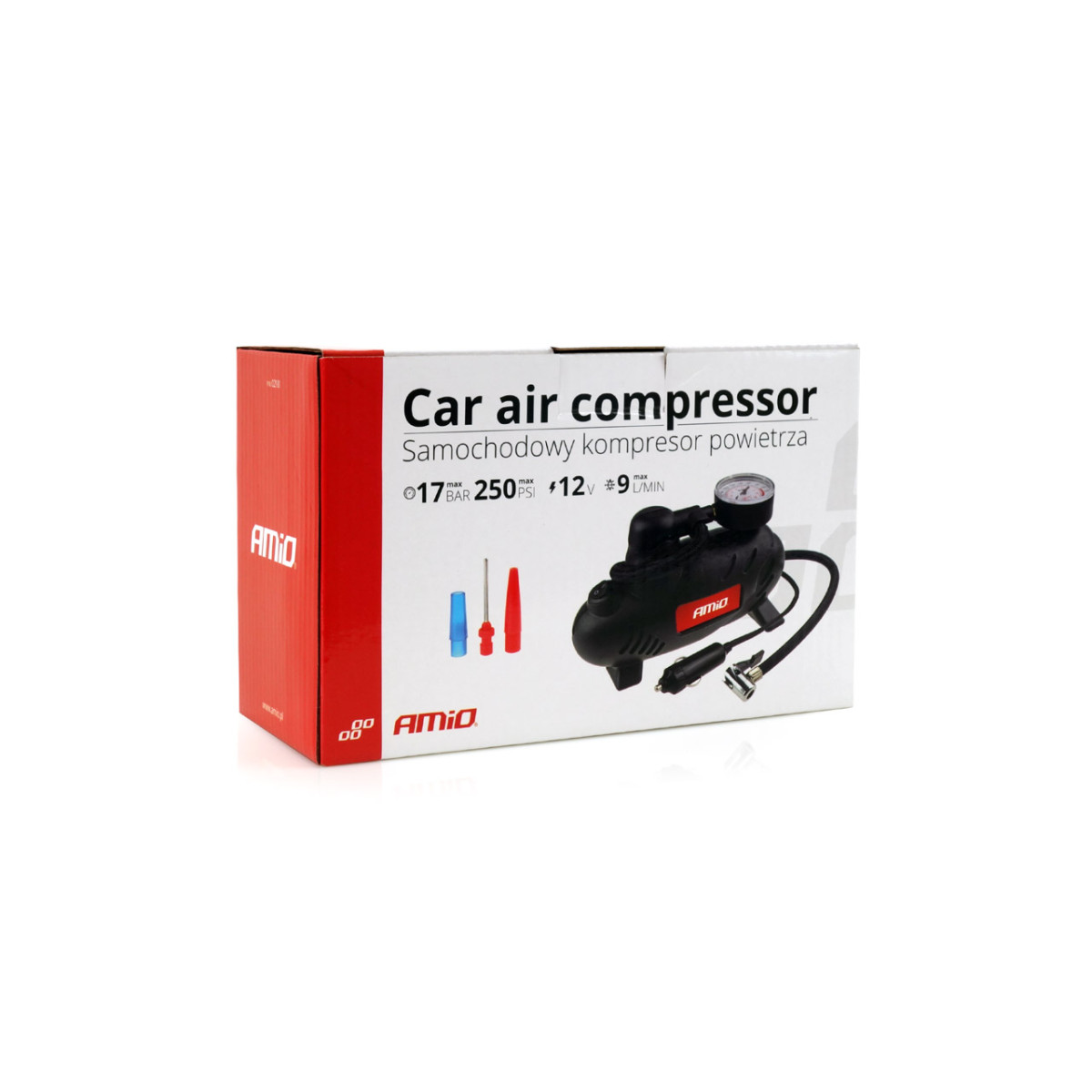 Auto õhukompressor LED-valgustusega 12V ACOMP-07 AMIO-02181
