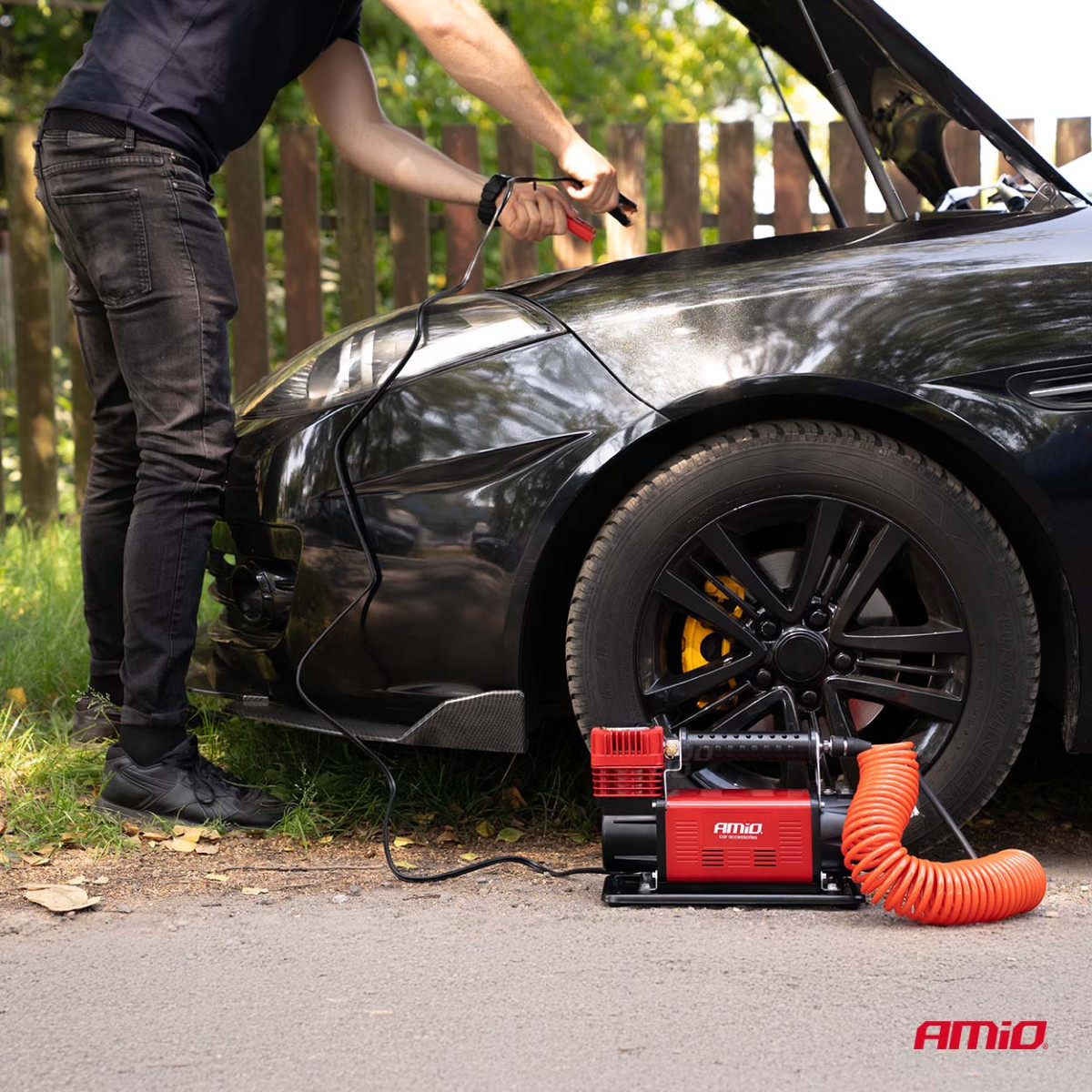 Autokompressor Tugevdatud 600W 12V ACOMP-24 AMIO-04398