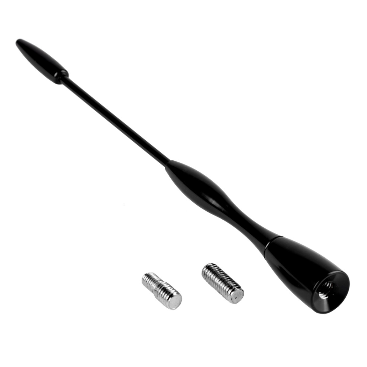 Auto alumiiniumantenn, 16 cm, 5/6 mm adapteriga, ANTM04 AMIO-01052