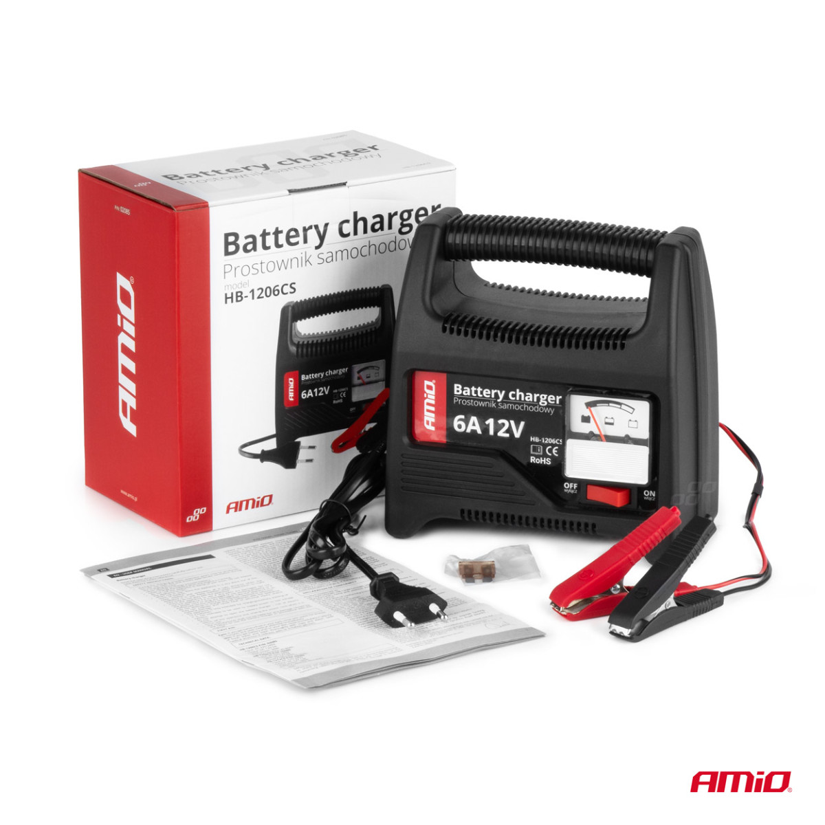 Akulaadija SBC-6A 8A 12V AMIO-02086