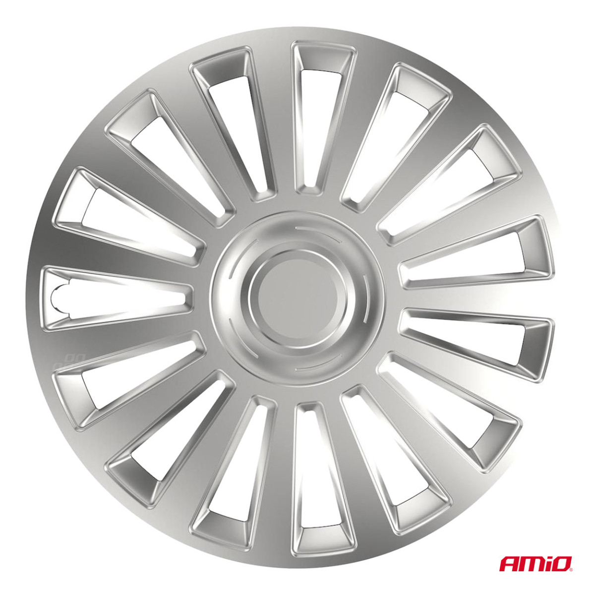 Rattakatted 4 tk. Luksuslikud, hõbedased 16"