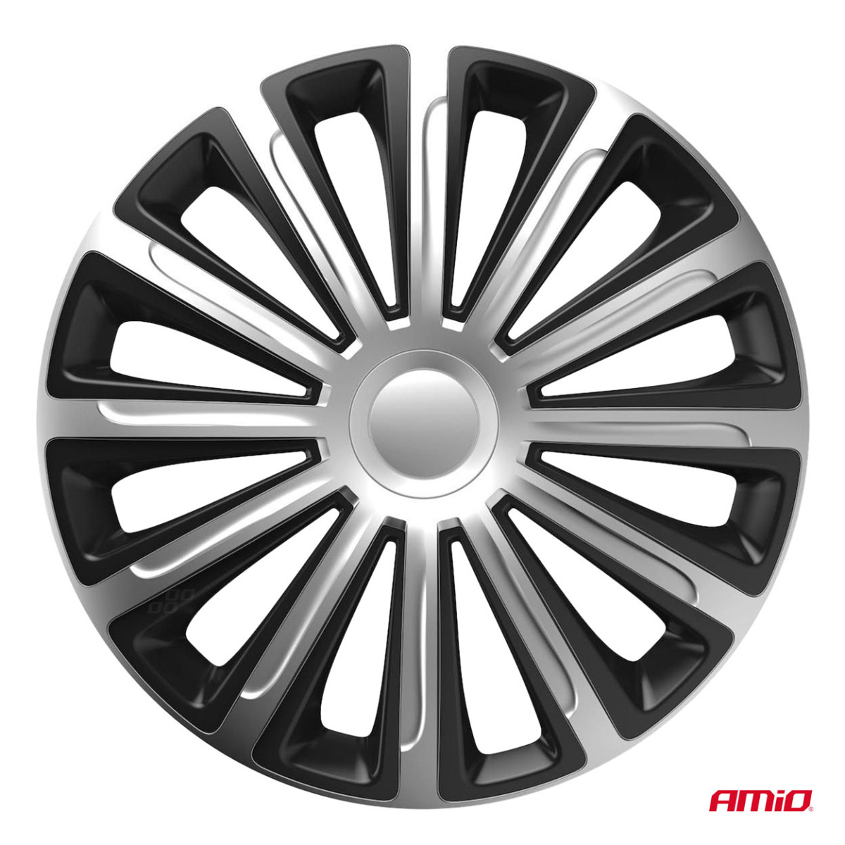 Rattakatted 4 tk. Trend, mustad ja hõbedased 15"