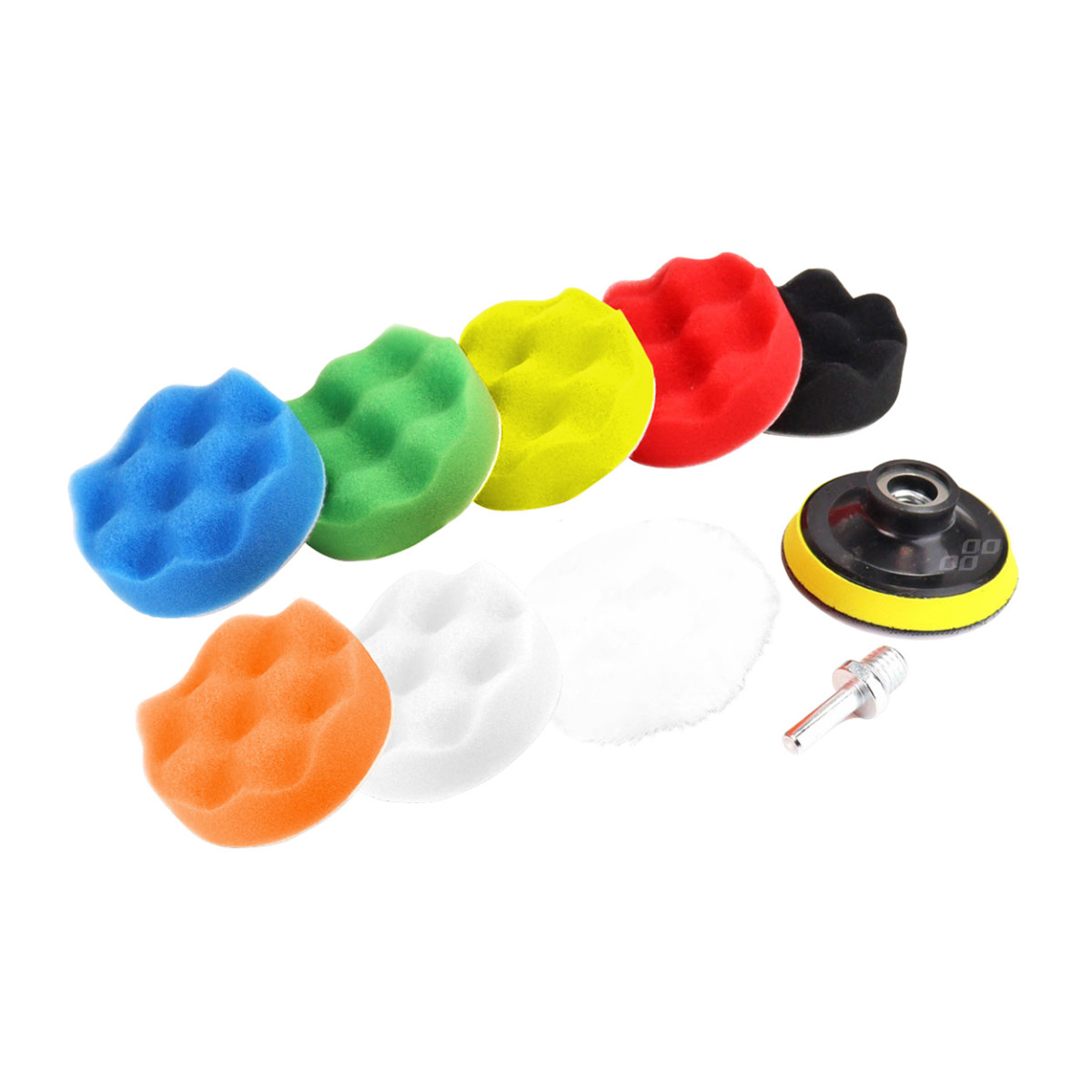 Auto poleerimiskomplekt, 7 osa. 80 mm AMIO-03699