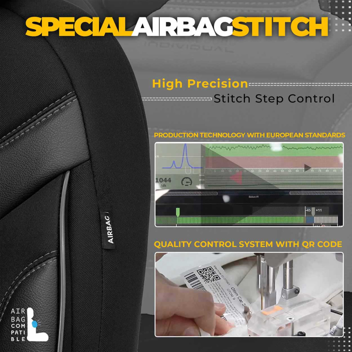 Universaalsed istmekatted OTOM, INDIVIDUAL - must / hall