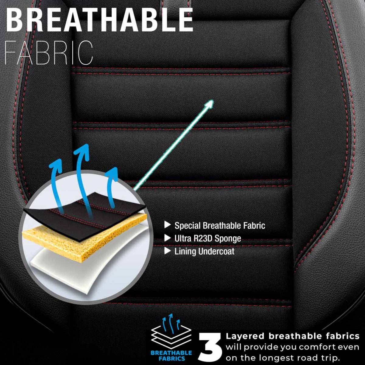Universaalsed istmekatted OTOM, LIMITED - must / punane