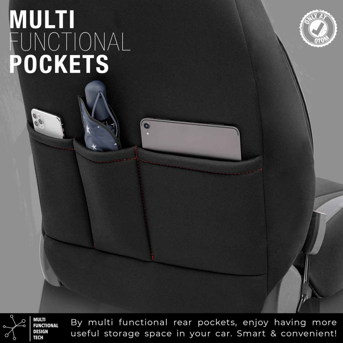 Universaalsed istmekatted OTOM, LIMITED - must / punane