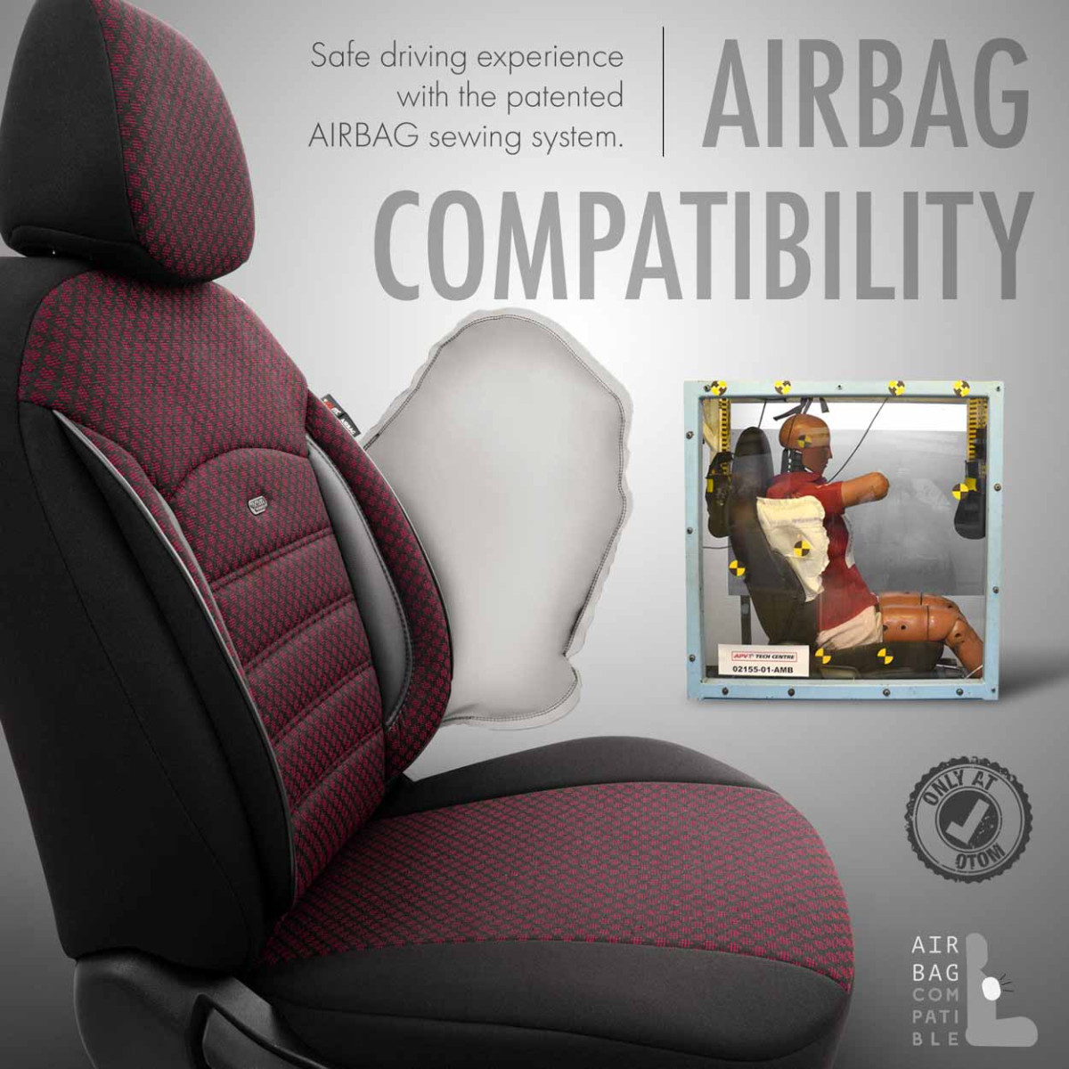 Universaalsed istmekatted OTOM, SPORT PLUS - kirss