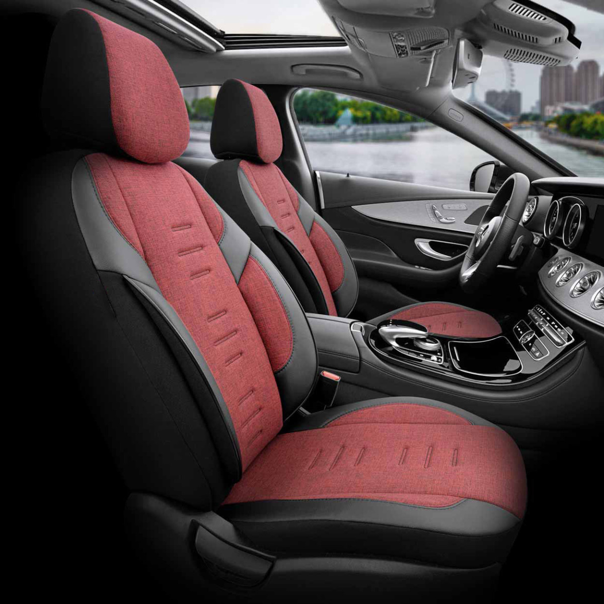 Universaalsed istmekatted OTOM, THRONE - punased