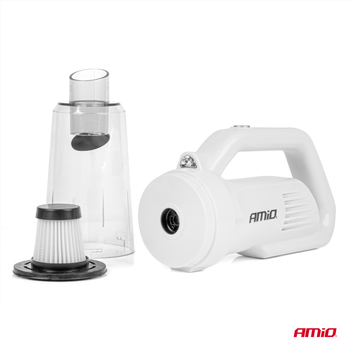 Autotolmuimeja 12 V, 60 W, HEPA filtriga, 5kPa AMIO-03691