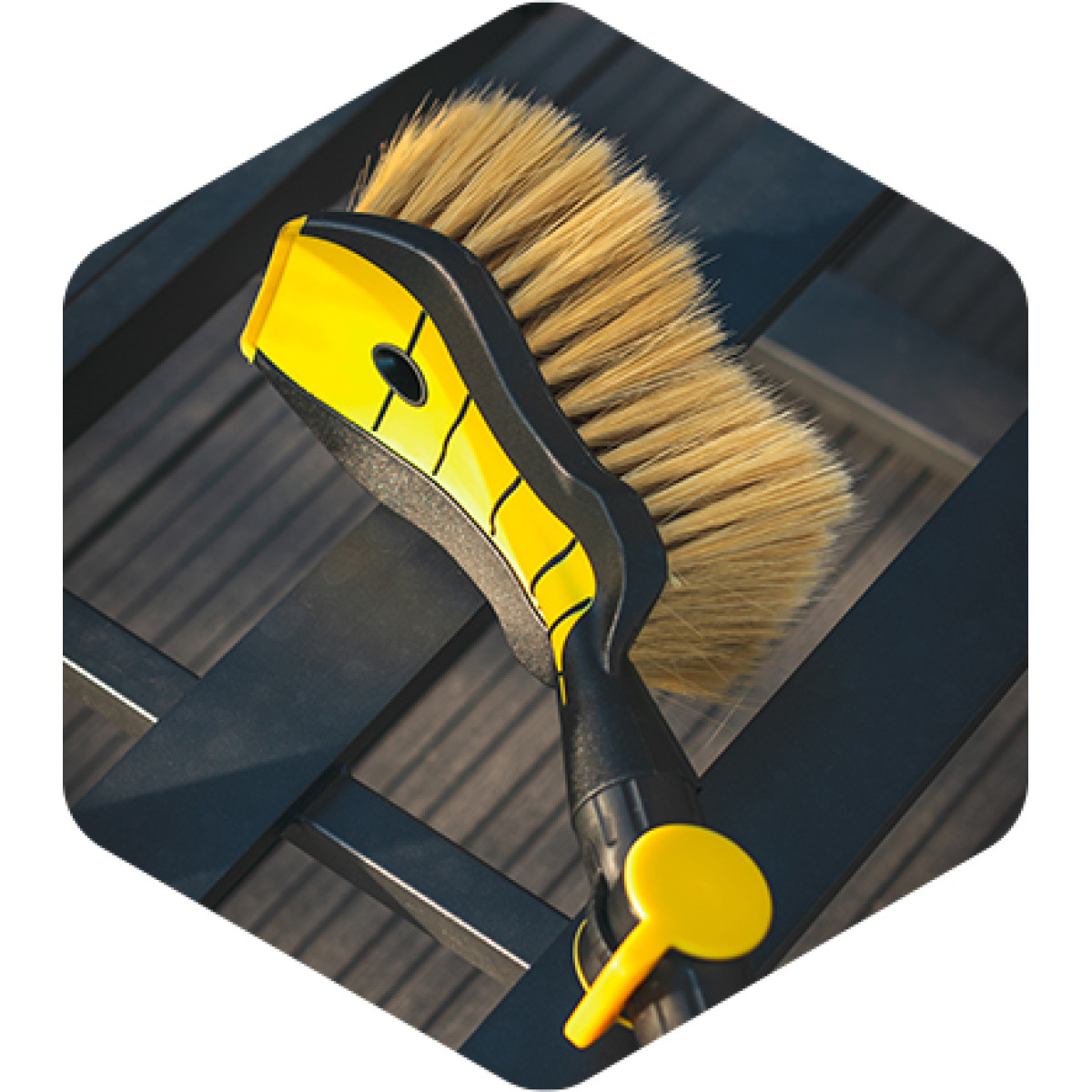 Autopesuhari "Nice Touch" Premium veepihusti otsikuga, pehme, must-sinine, 54 cm