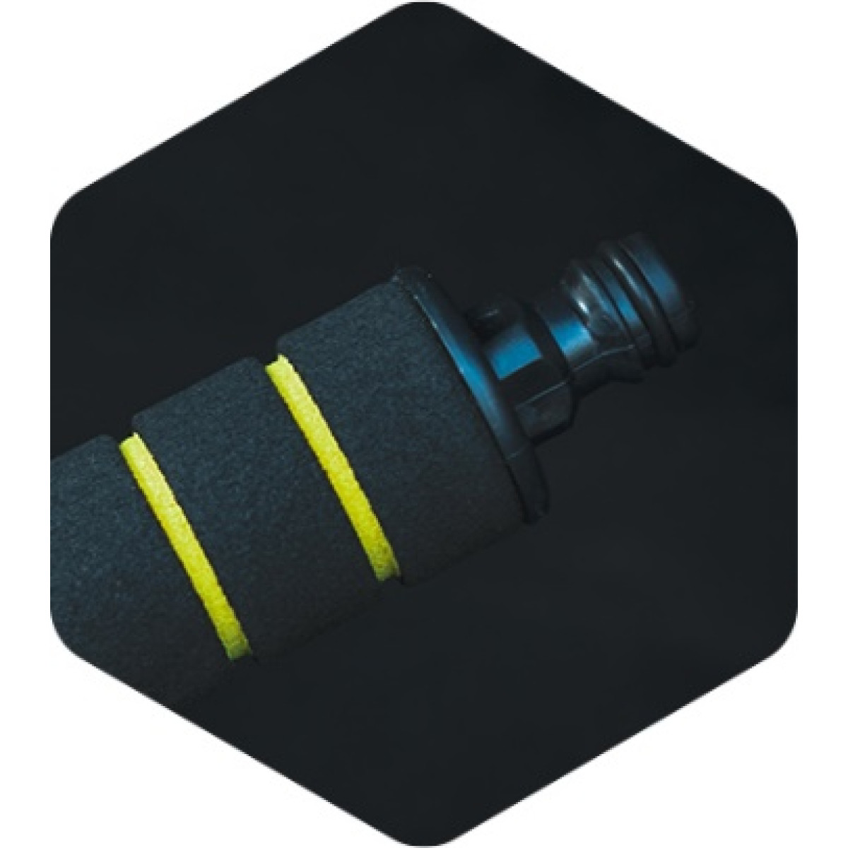 Autopesuhari "Nice Touch" Premium veepihusti otsikuga, pehme, must-sinine, 54 cm