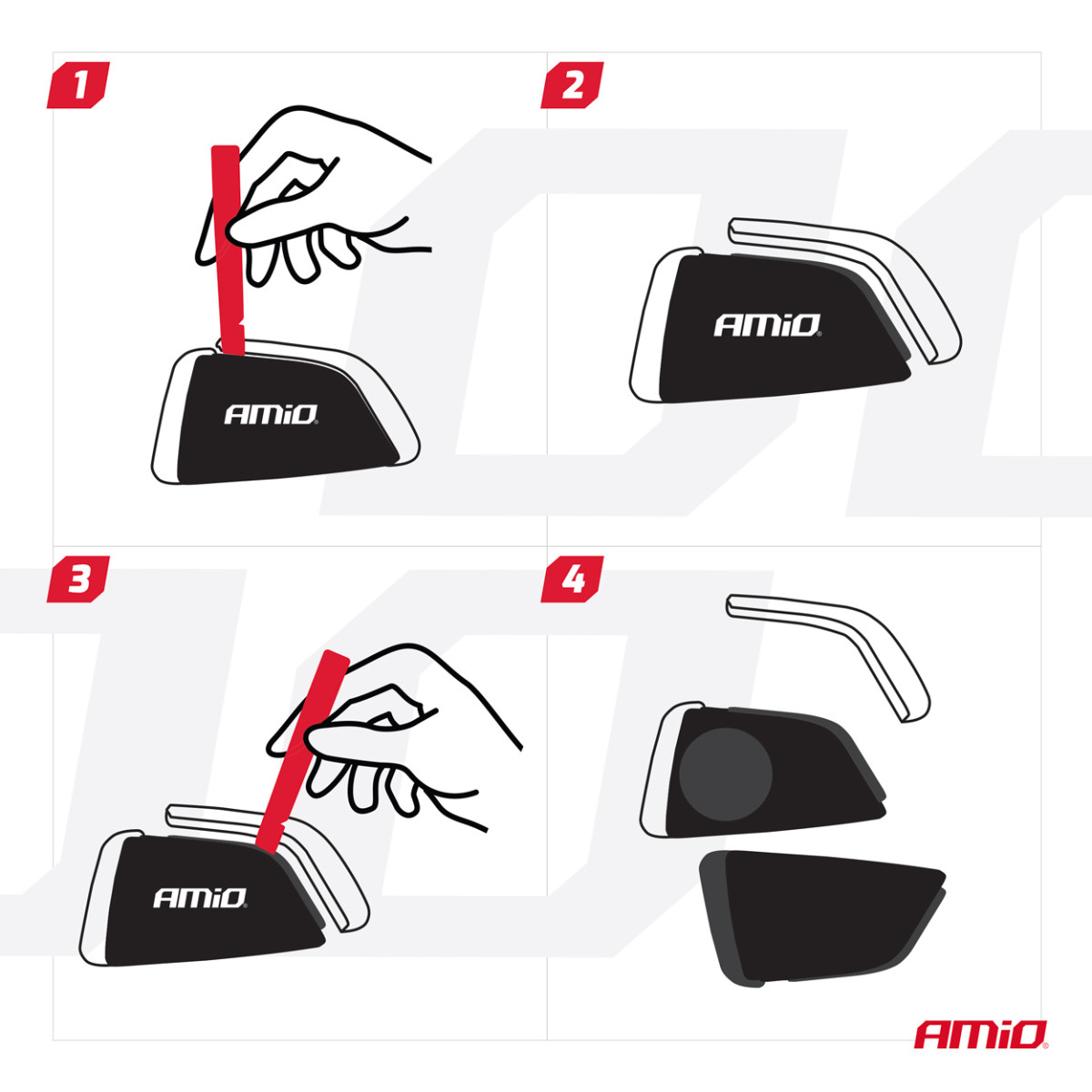 Keskluku kontroller kontaktivaba (Keyless Entry) ligipääsukontrolliga AMIO-04344