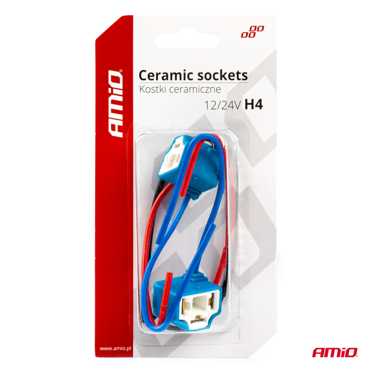 Keraamilised pistikupesad 2 tk, nurga all H4