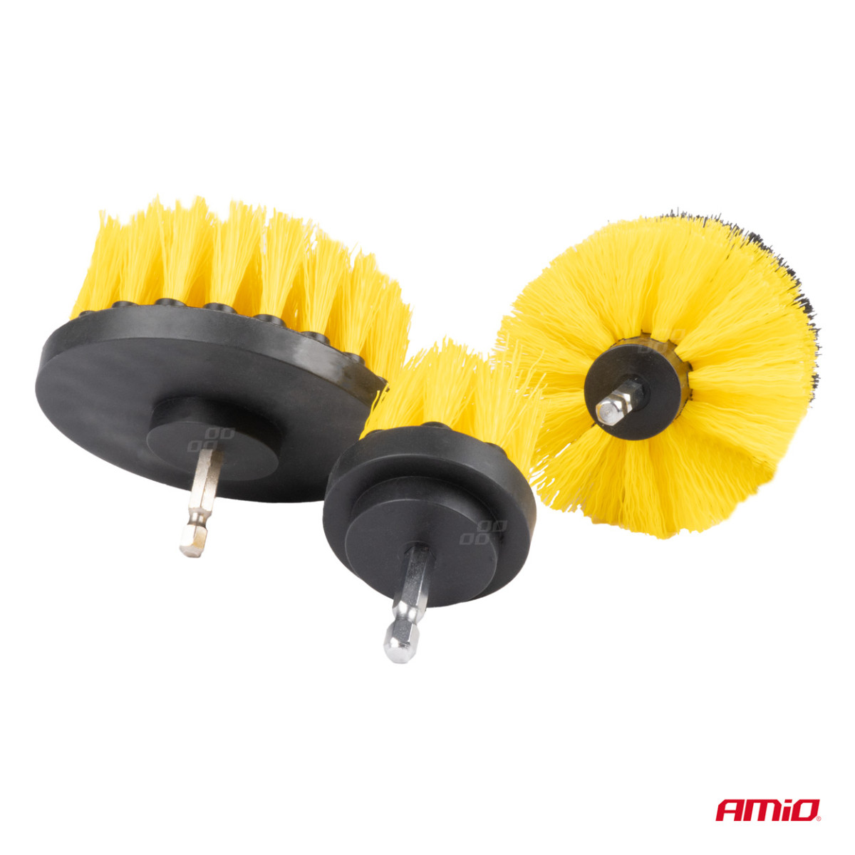 Puhastusharjad puuri/kruvikeeraja jaoks, 3 tk. AMIO-04017