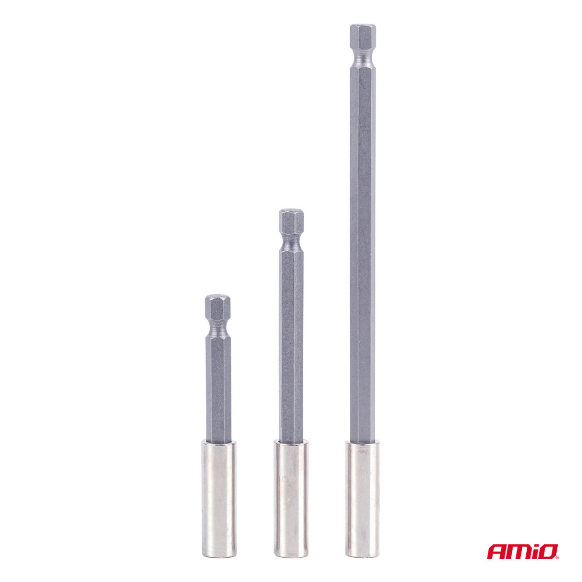 Kruvikeeraja otsakuhoidikute komplekt, 1/4", 3 tk, AMIO-04934