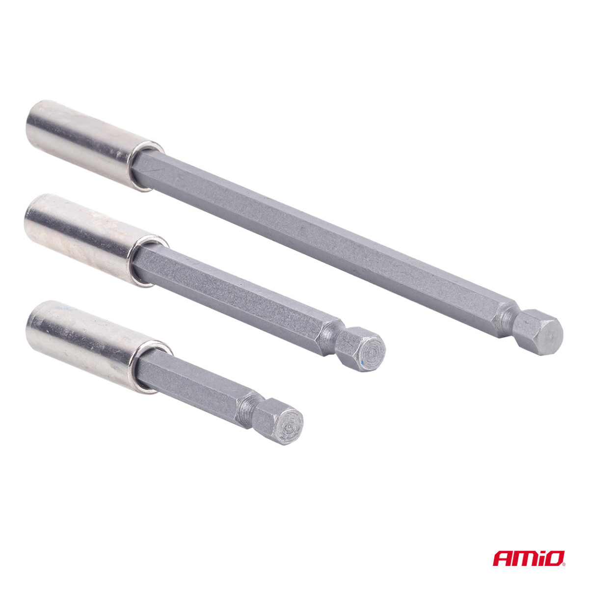 Kruvikeeraja otsakuhoidikute komplekt, 1/4", 3 tk, AMIO-04934
