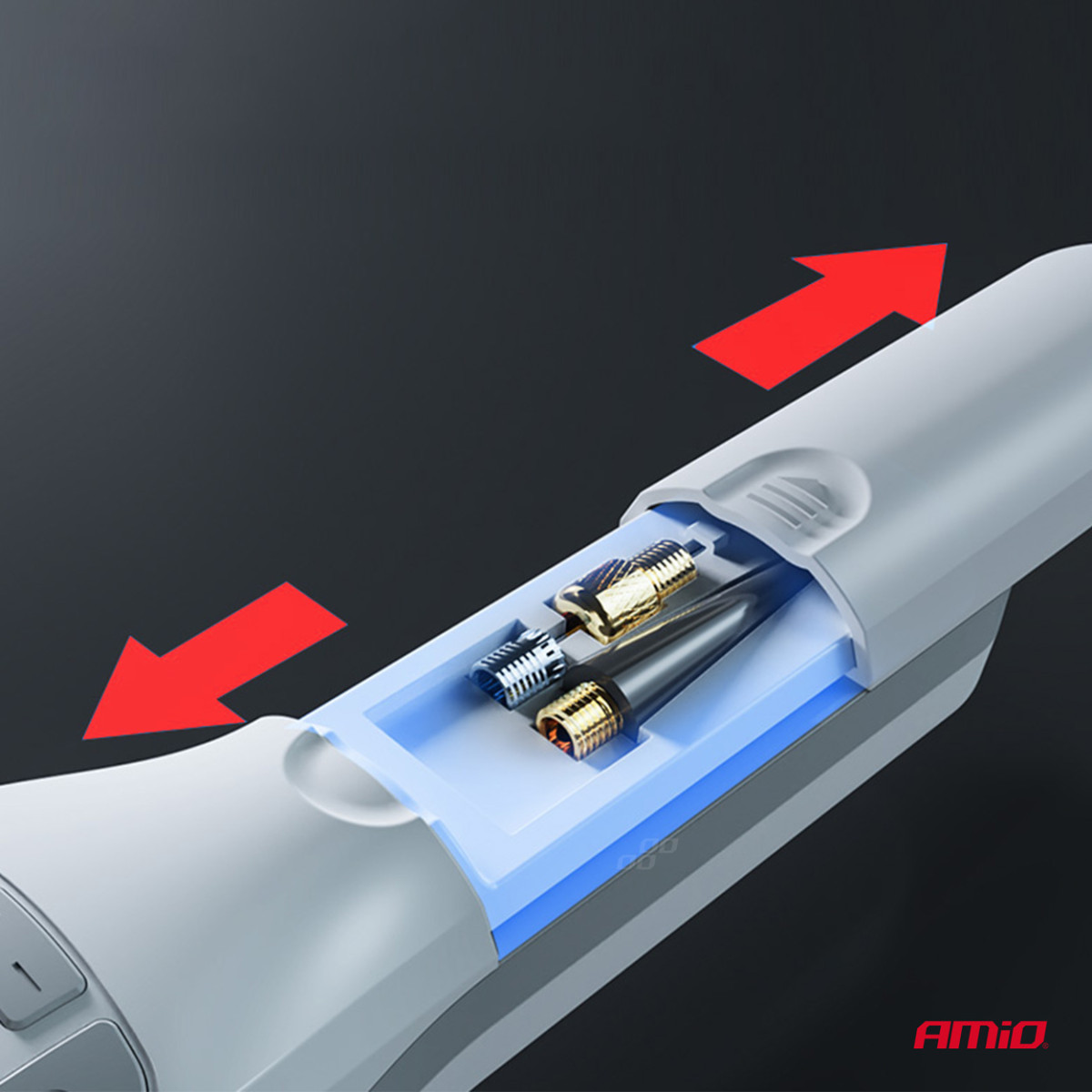 Juhtmevaba autokompressor 40W koos akupangaga AMIO-03689