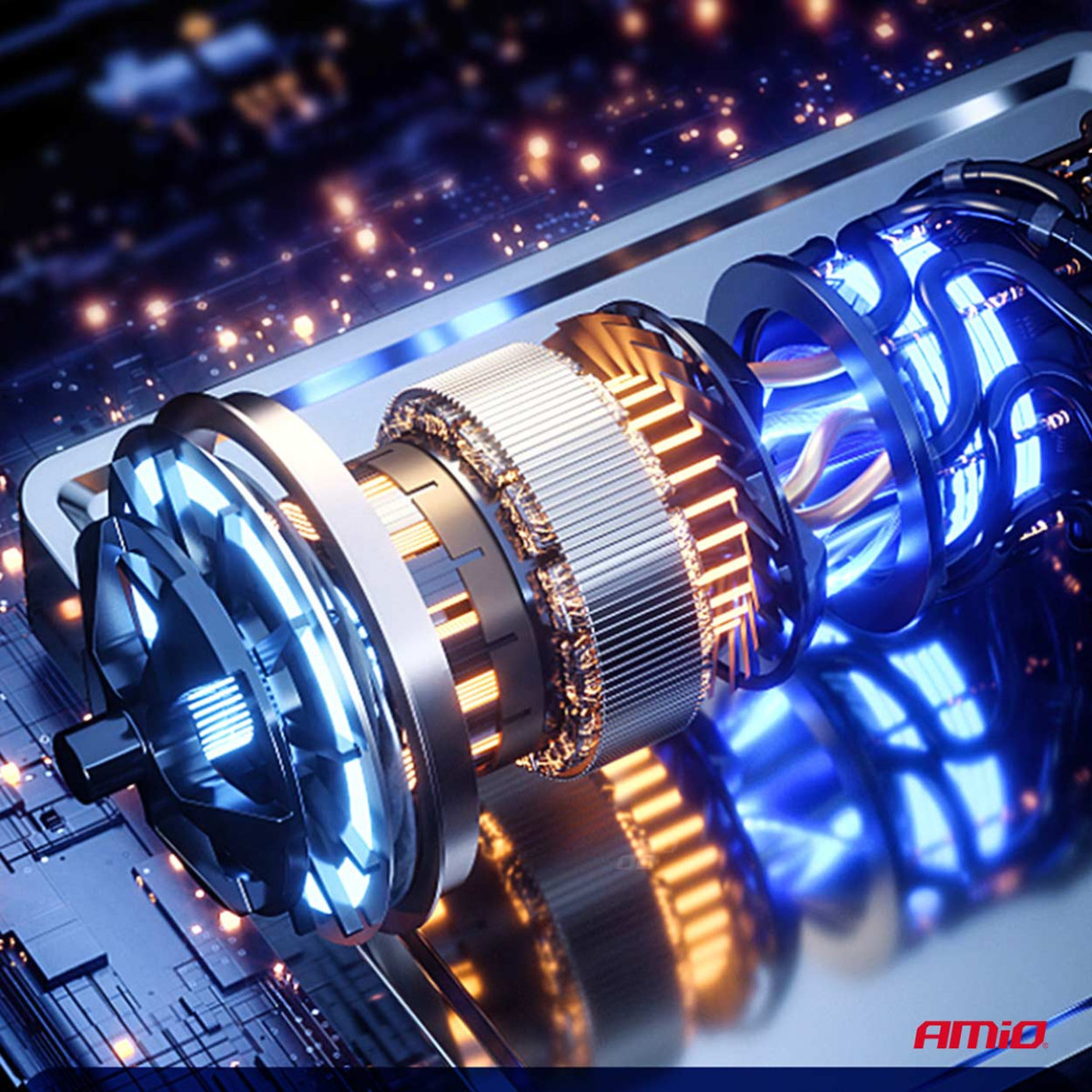 Juhtmevaba autokompressor 40W koos akupangaga AMIO-03689