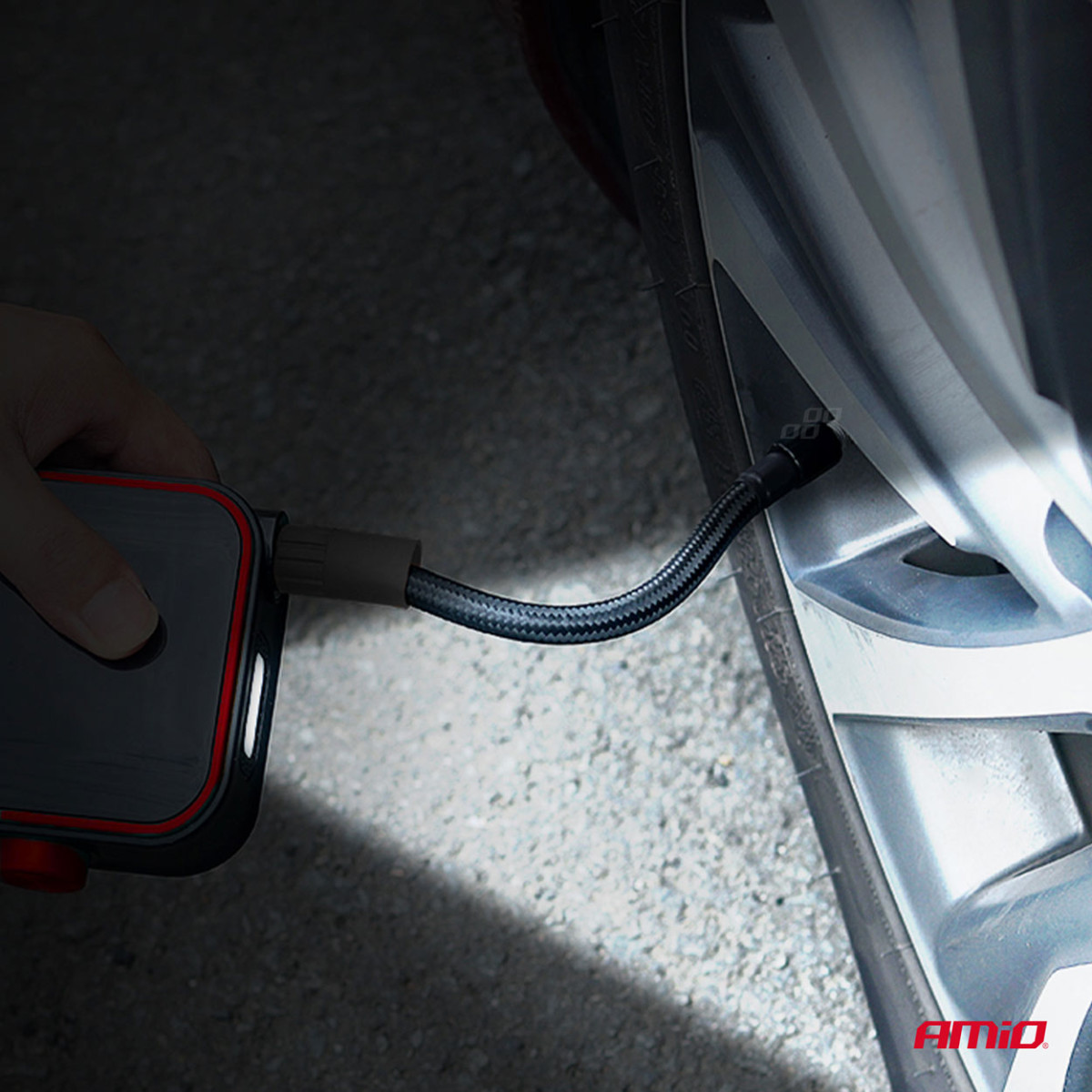 Juhtmevaba autokompressor 40W koos akupangaga AMIO-03690