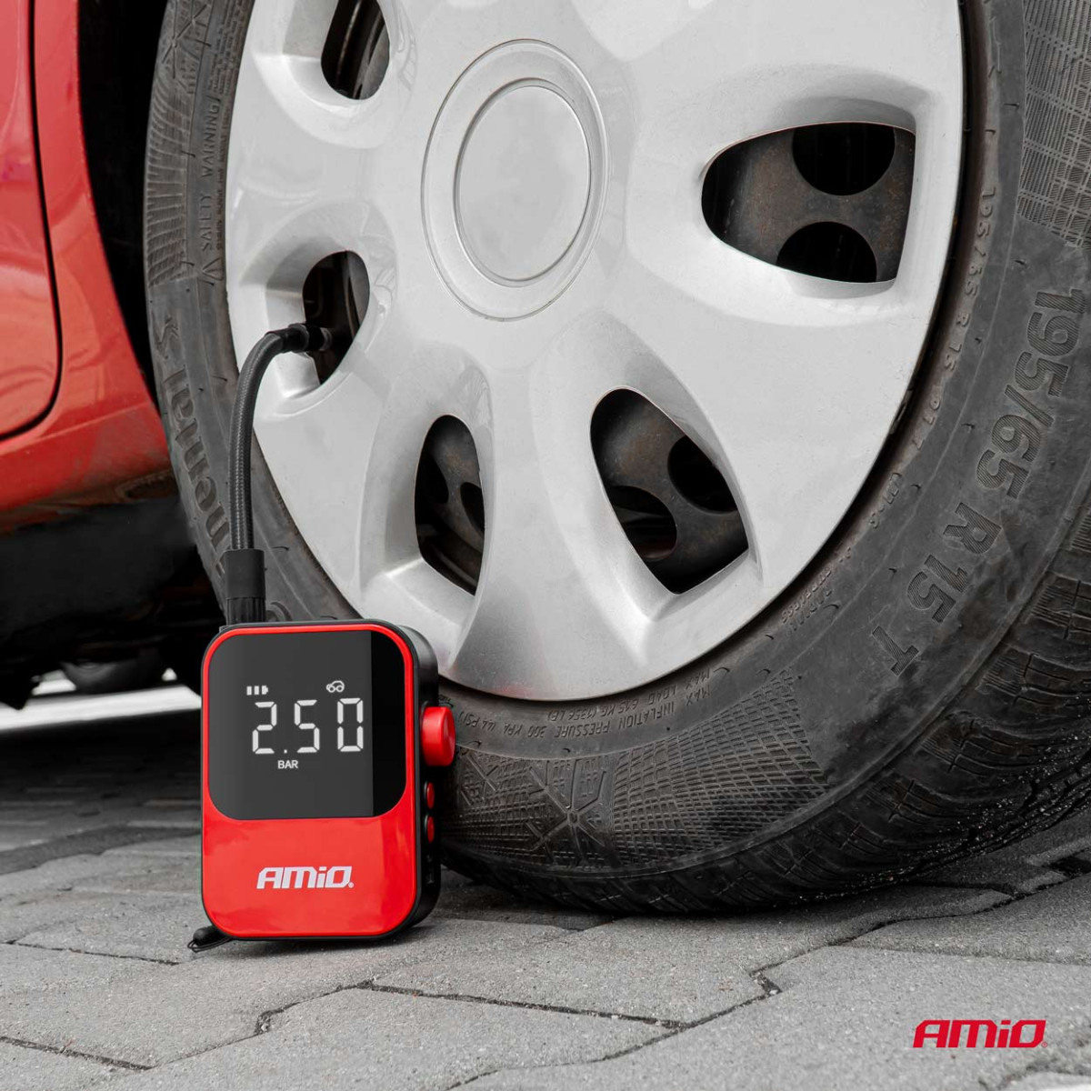 Juhtmevaba autokompressor 40W koos akupangaga AMIO-03690