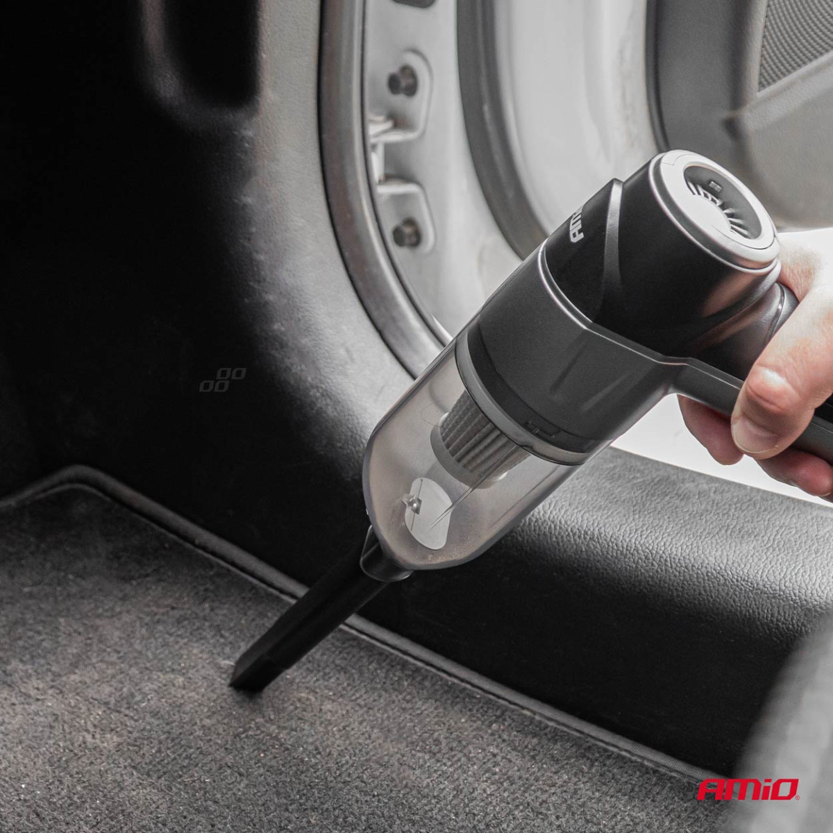 Juhtmeta autotolmuimeja 70 W, 4000 mAh, HEPA filtriga, 11 kPa AMiO-03693