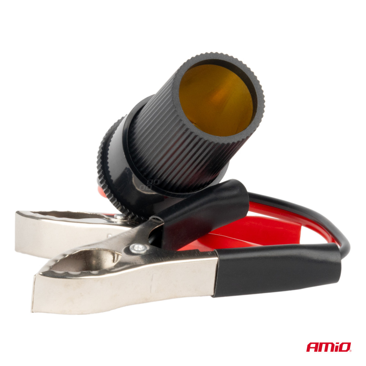 Sigaretisüütaja adapter 12V/24V, krokodilltüüpi, 15 cm AMIO-03803
