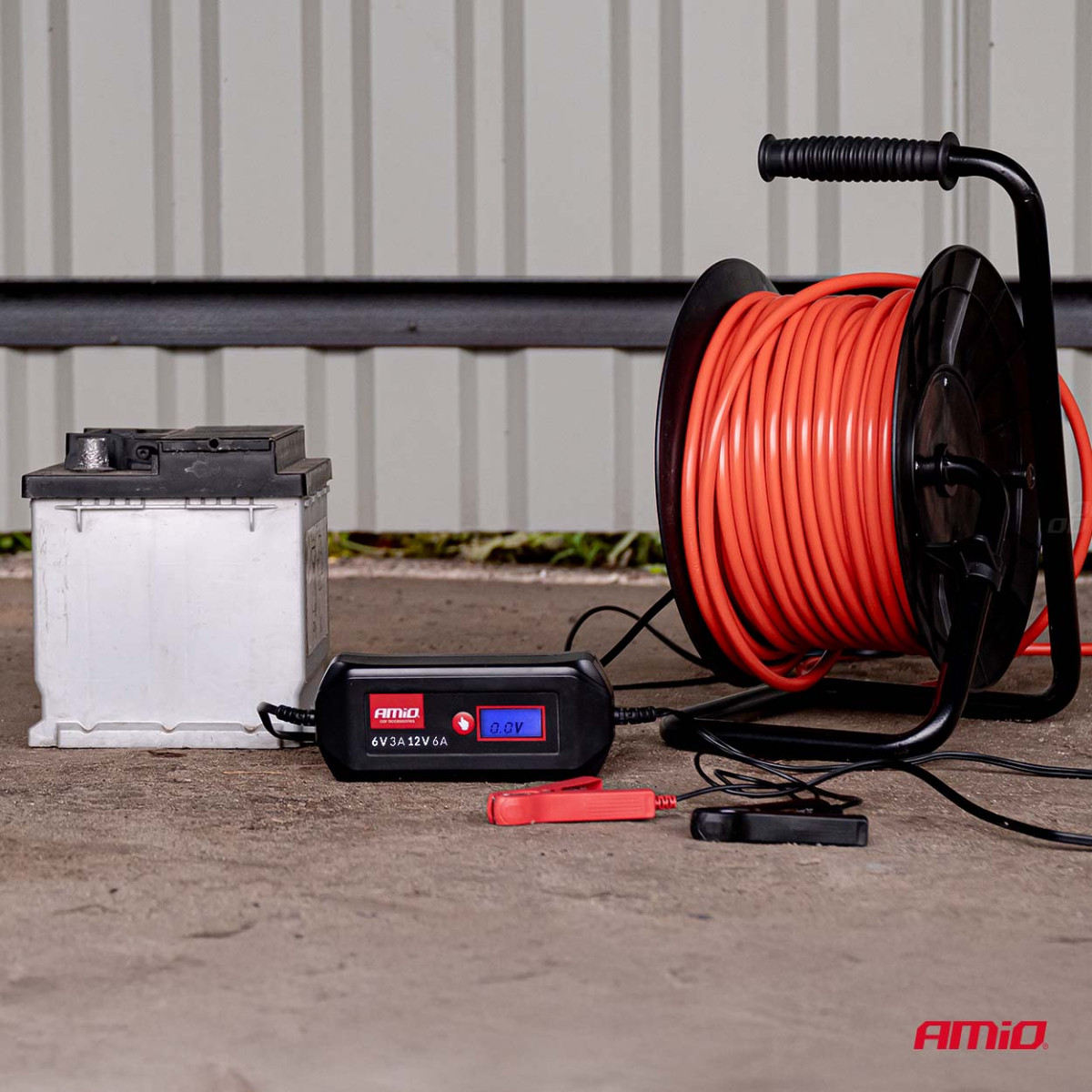 Digitaalne akulaadija STD/GEL/AGM/WET 6A 6/12V AMIO-04524