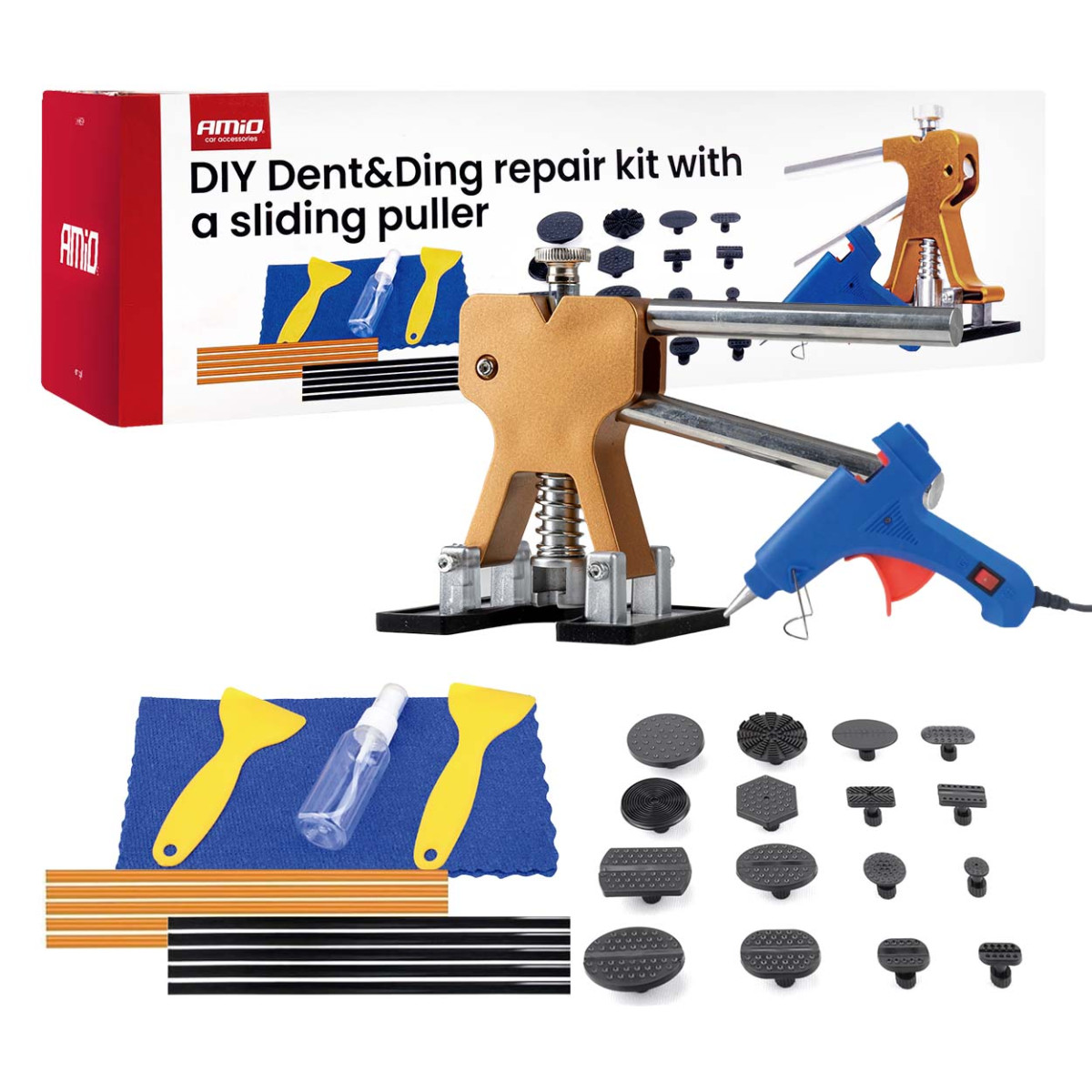 PDR mõlgiparanduskomplekt libiseva tõmmitsakuga (ise-ise) AMIO-04599