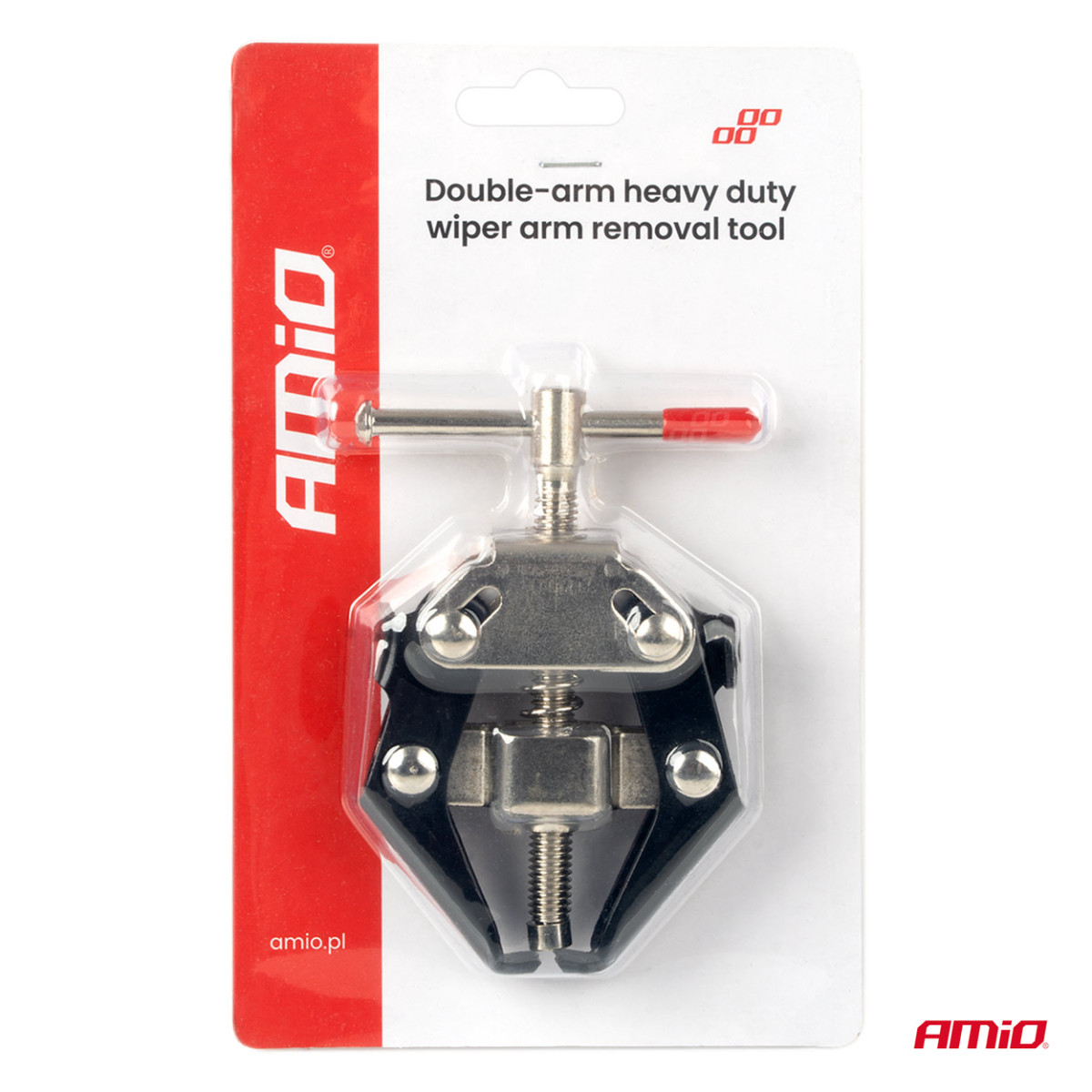 Kahe käega vastupidav klaasipuhasti hoova tõmmits AMIO-04750