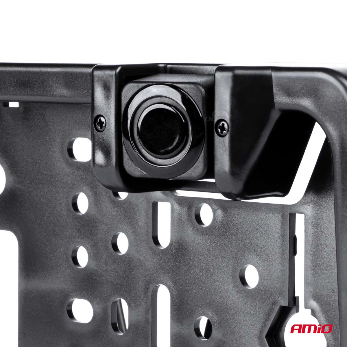 Numbrimärgi raamis parkimisanduritega tagurduskaamera 3-ühes HD-410 720p