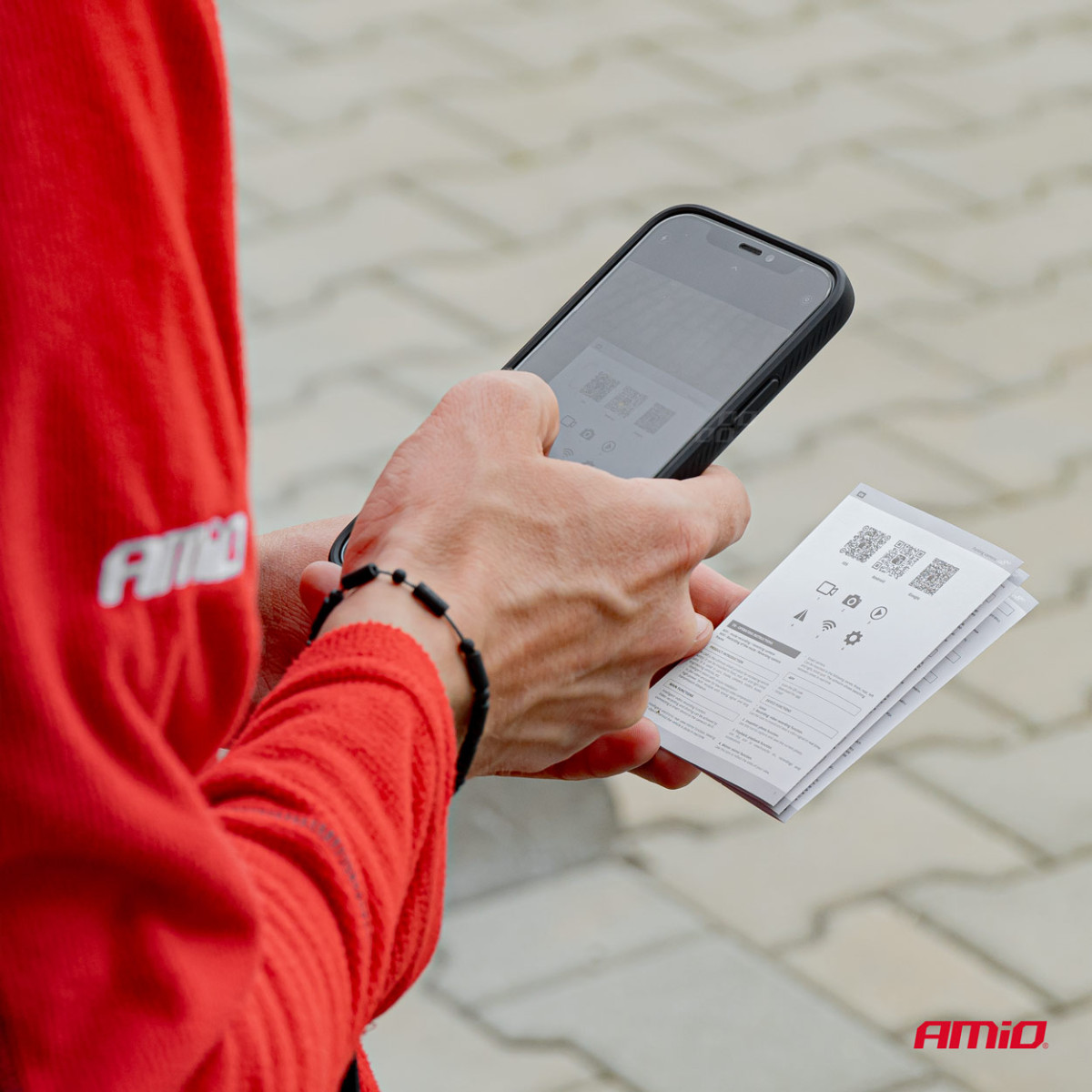 Numbrimärgi raam koos juhtmevaba tagurduskaameraga 12V