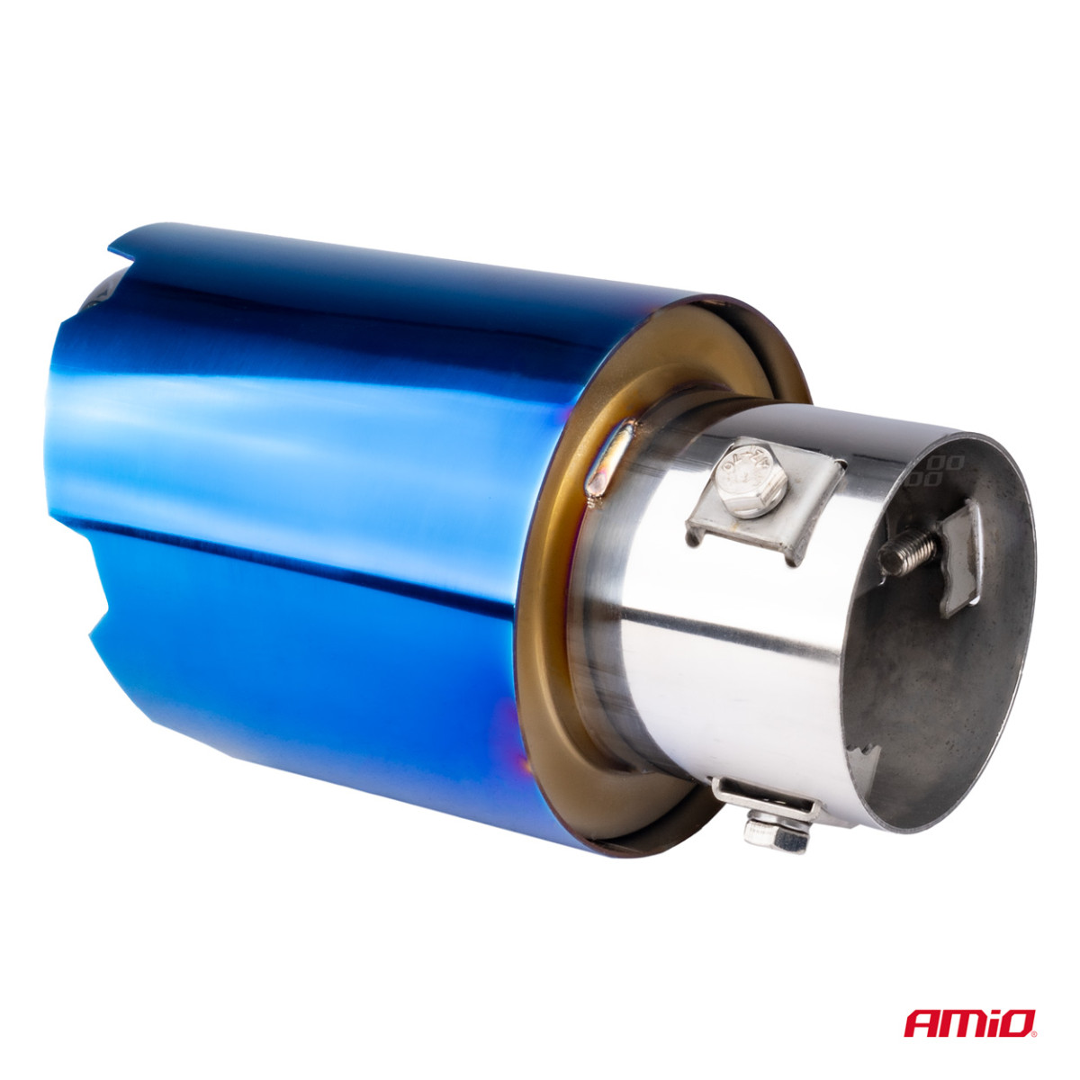 Summuti ots, roostevabast terasest, sinine AMiO-04066