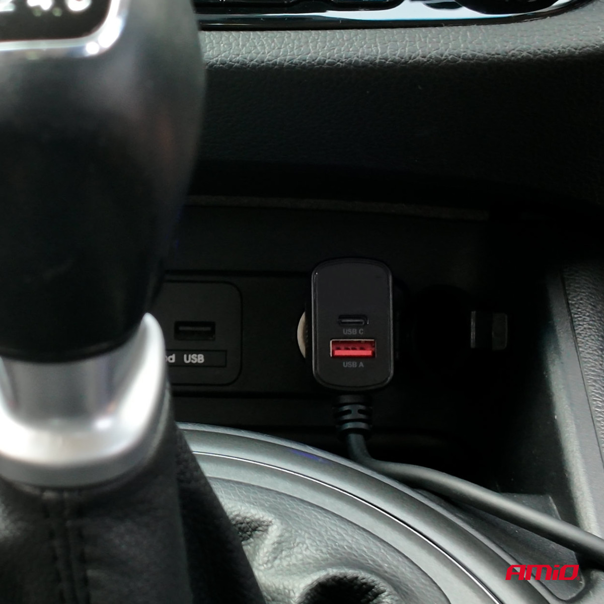 Pistikupesa jaotur 12/24V koos 4x USB-A QC3.0 PD3.0 180W AMIO-04835