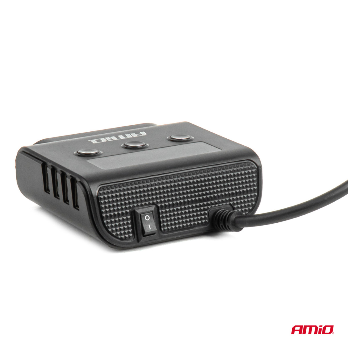 Pistikupesa jaotur 12/24V koos 4x USB-A QC3.0 PD3.0 180W AMIO-04835