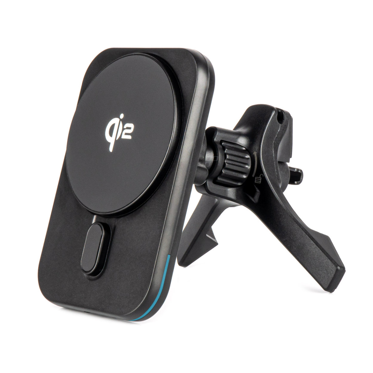 Magnetiline juhtmevaba autolaadija Qi2 15W – ventilatsiooni/armatuurlaua jaoks AMIO-04180