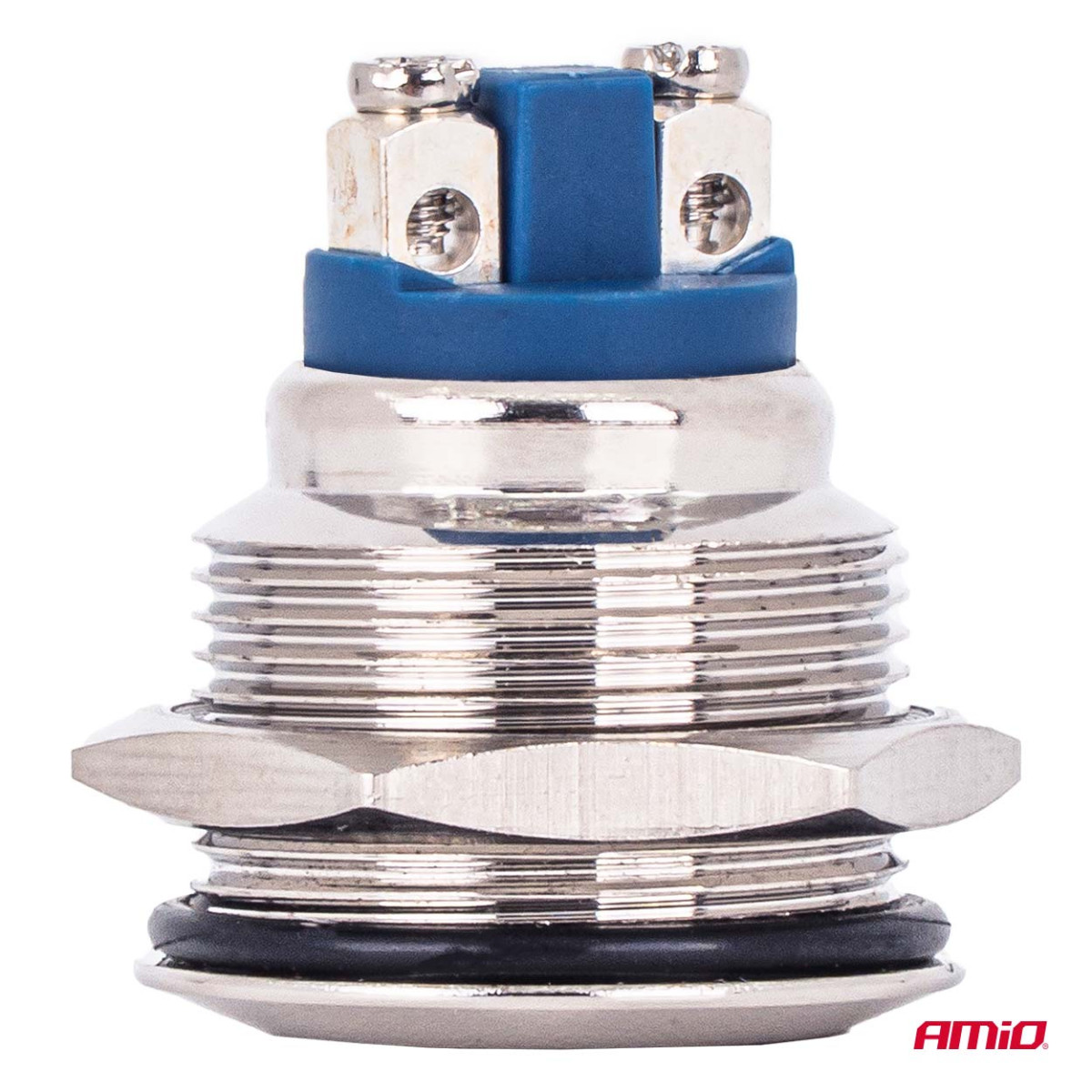 Lame ümmargune hetkeline surunupp, 19 mm, 5 A, 12/230 V AMIO-04436