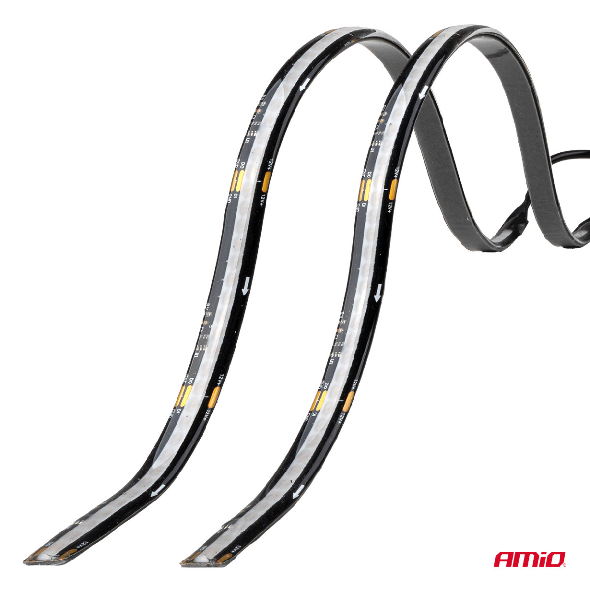 Painduvad külgmised LED COB ribad 2x30 cm 12V, RGB erinevad värvid, puldiga