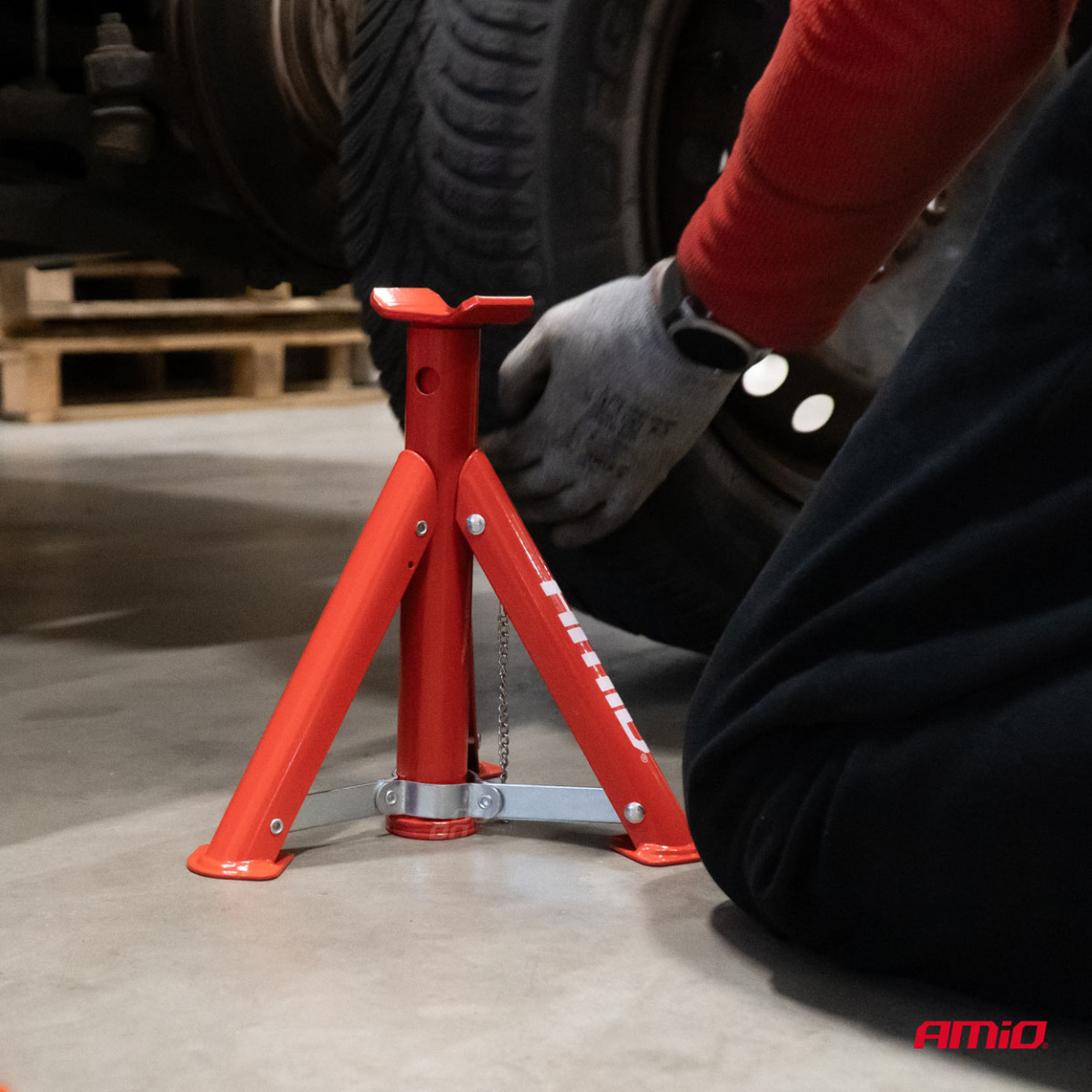 Kokkupandavad tugijalad 2000 kg, 2 tk. AMIO-04185