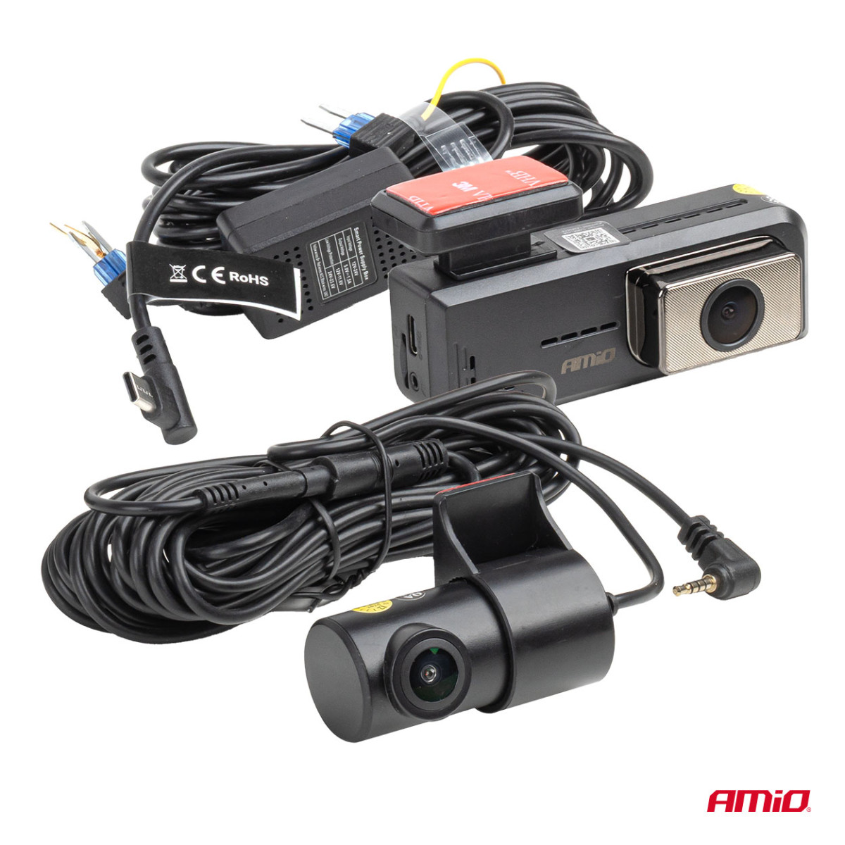 Auto DVR 2K + 1K WLAN Wi-Fi 512 GB AMIO-04800