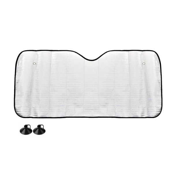 Esiklaasi kaitse 145x70 cm, hõbedane, EPE-vaht AMIO-01535