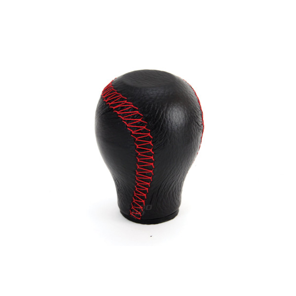 Käigukangi nupp, nahk, punane keere