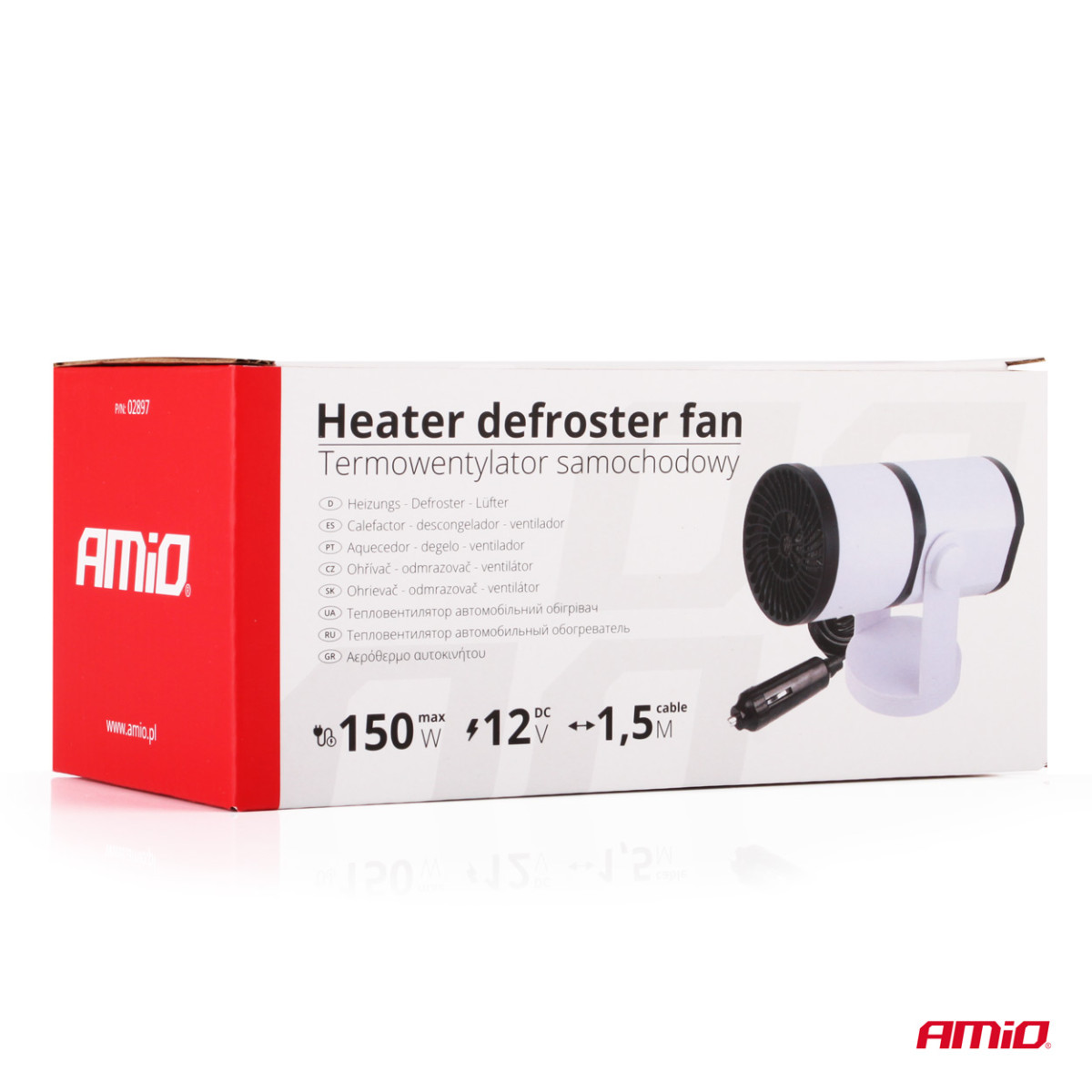 Autosoojendi ventilaatoriga 12V 150W AMiO-02897